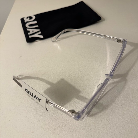 NWT Quay True That Blue Light Glasses Clear - Picture 3 of 4